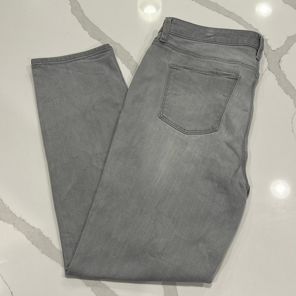 Talbots Gray Slim Ankle Jean, Size 10